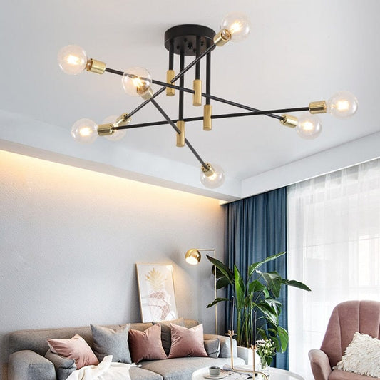 Black Sputnik Chandelier: Modern Lighting for Stylish Spaces