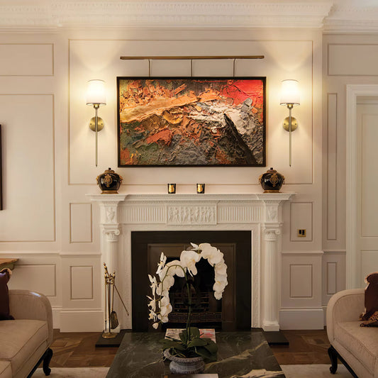 2Pack Cordless Gold Wall Sconces