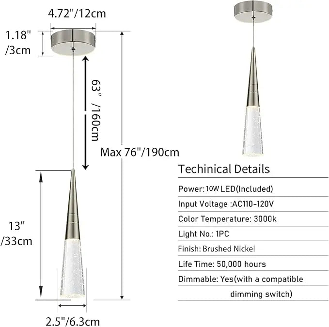 Crystal Pendant Lamp - Decorstly