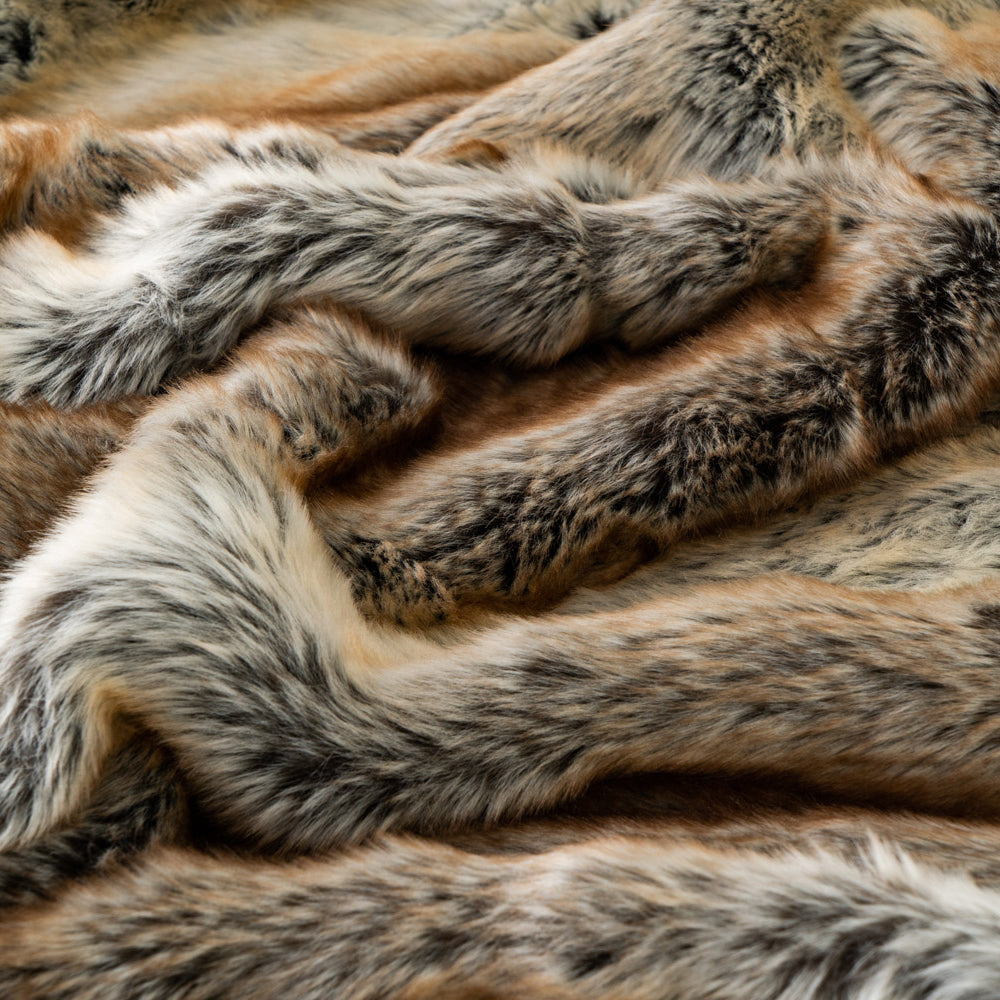 Faux Fur Throw Blanket