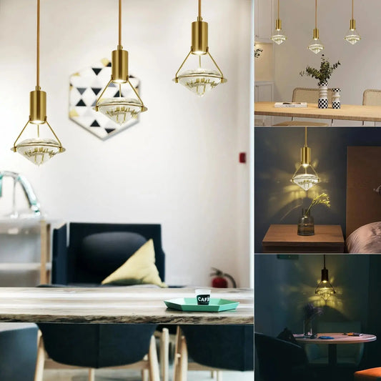 Hanging Diamond Lamp - Decorstly