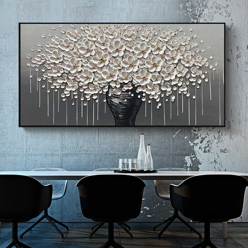 Abstract Gold Tree Textured Wall Art
