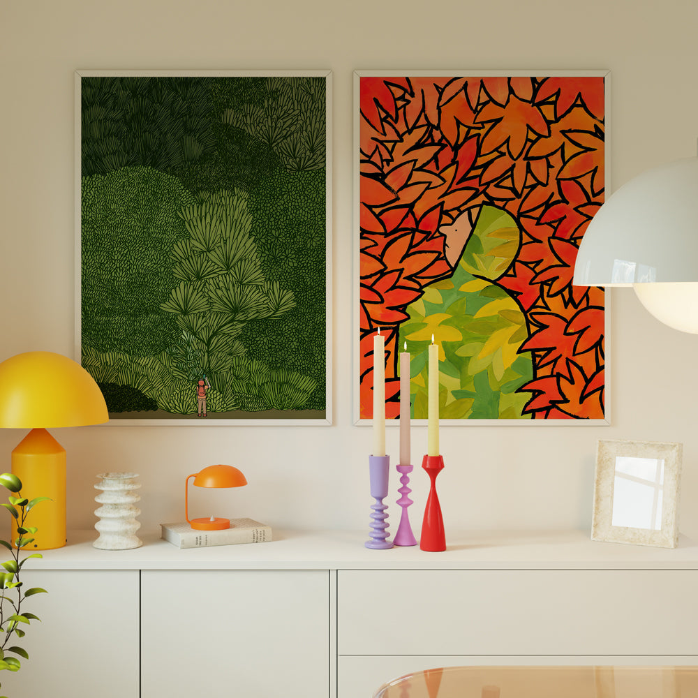 Abstract Nature Mural Wall Art