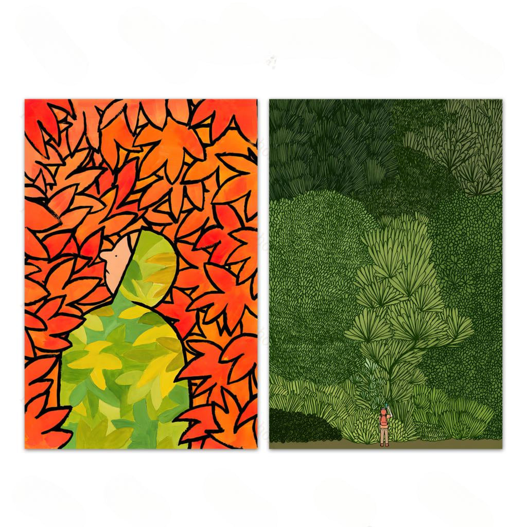 Abstract Nature Mural Wall Art