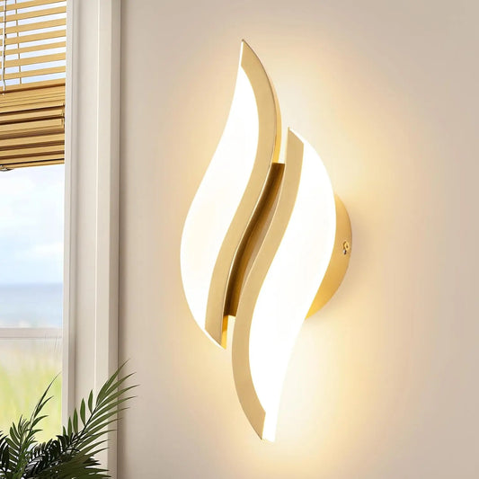 Acrylic Flame Wall Lamp - Decorstly