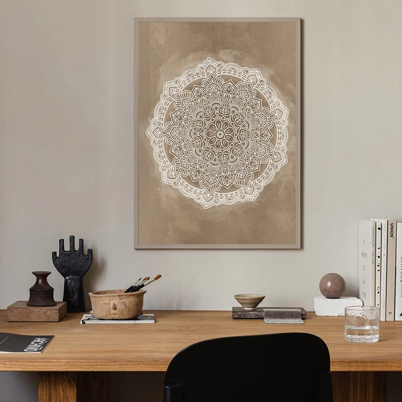 Boho Mandala Wall Art Poster