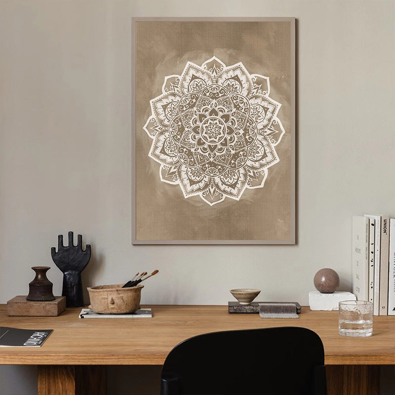 Boho Mandala Wall Art Poster