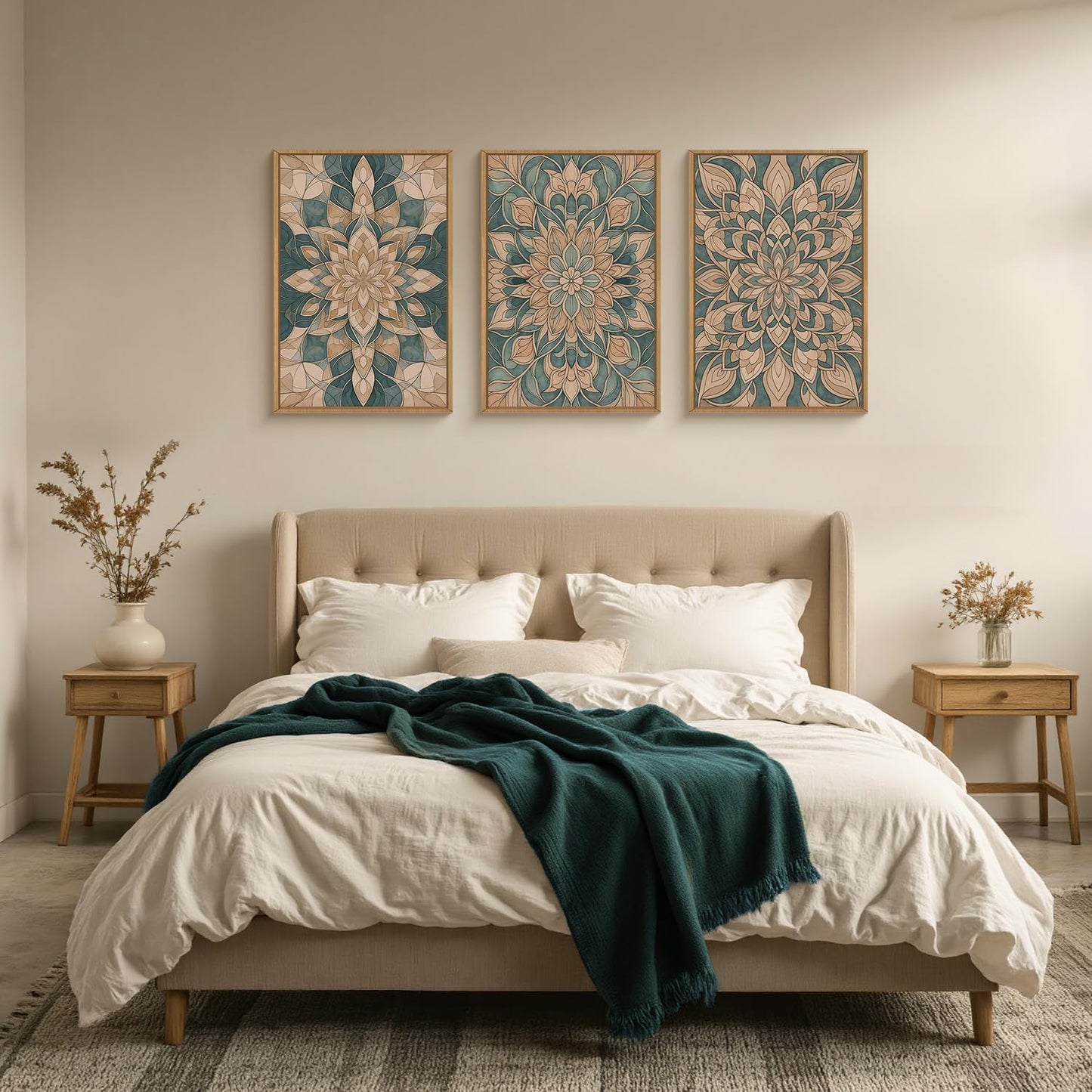 Boho Mandala Canvas Art
