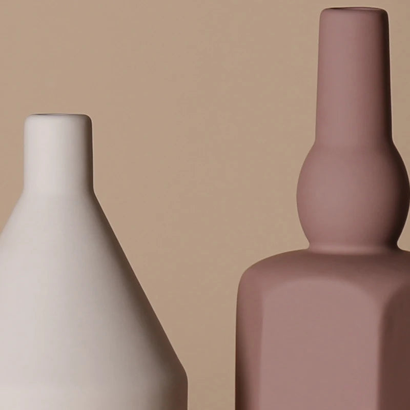 Morandi Color Ceramic Vases