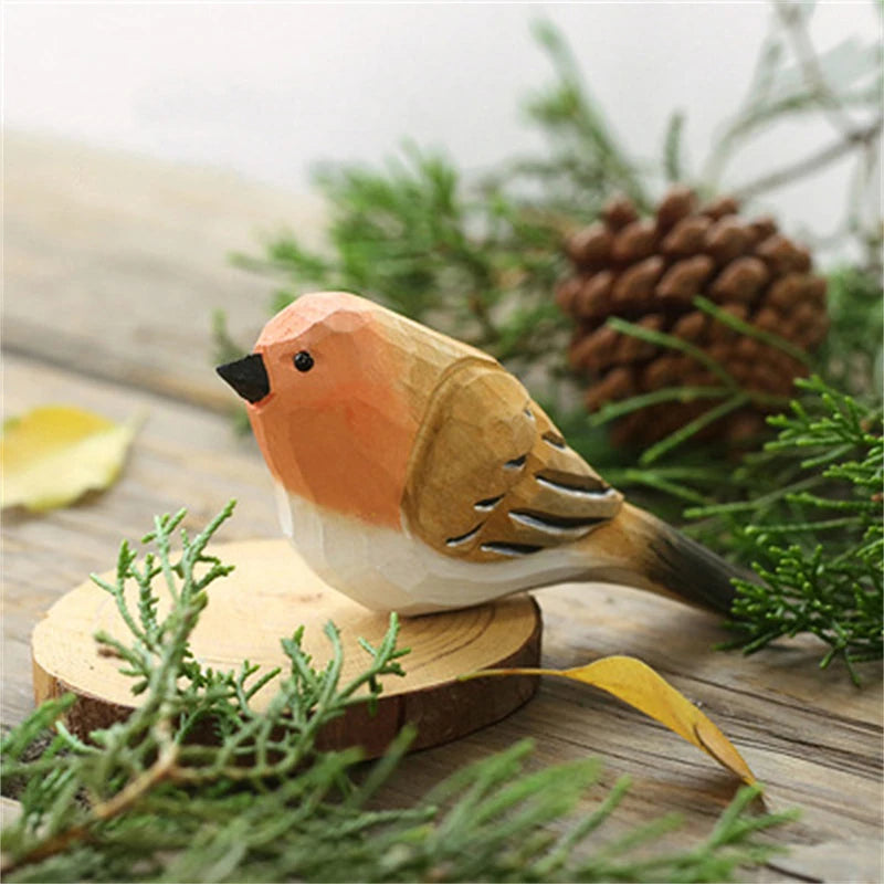 Rustic Bird Sculpture Art
