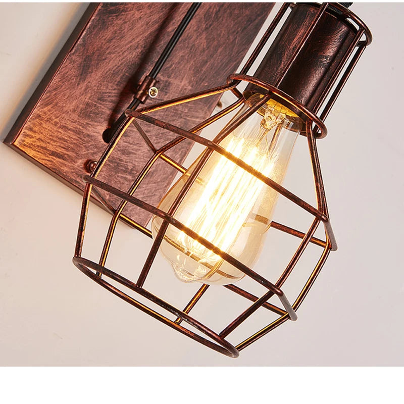 Vintage Lifting Pulley Wall Sconce