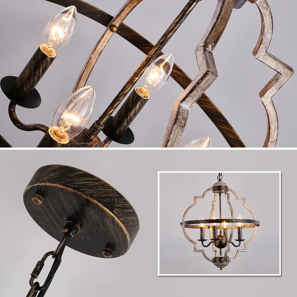 Vintage Rustic Chandelier