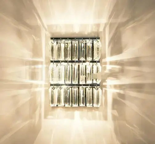 Large Crystal Wall Sconce - Decorstly