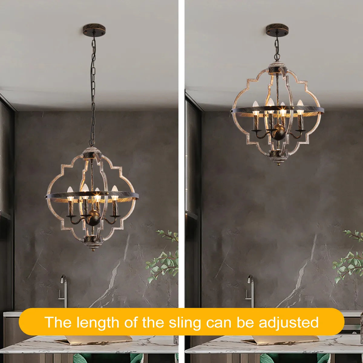 Vintage Rustic Chandelier