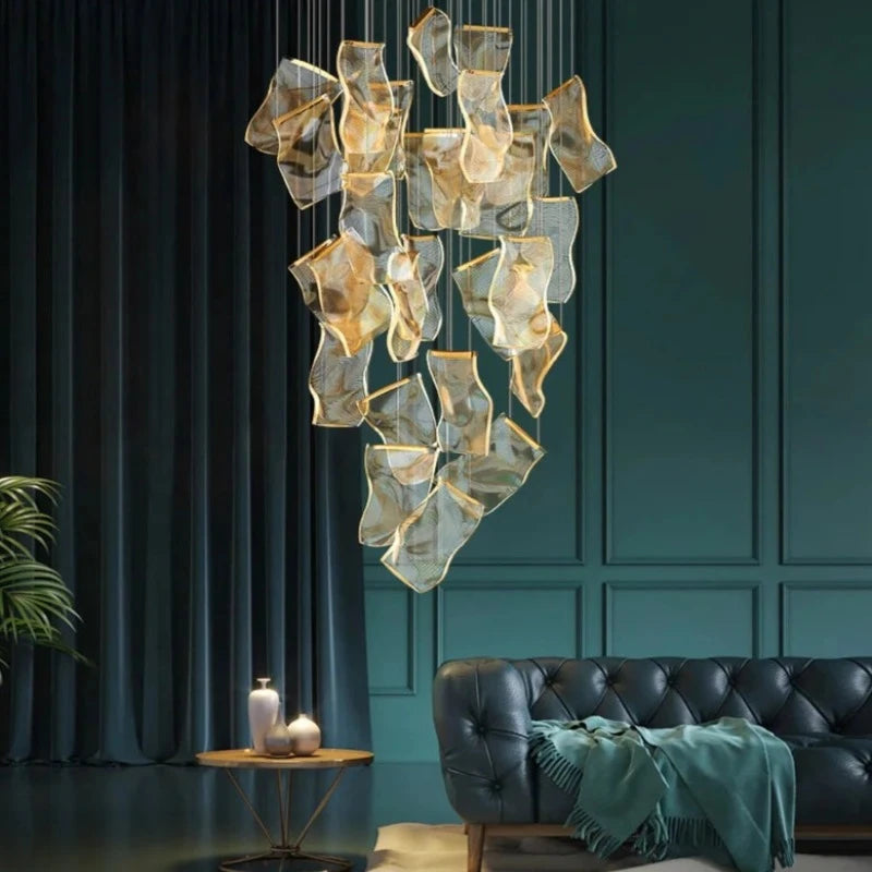 Crystal Cascade Chandelier