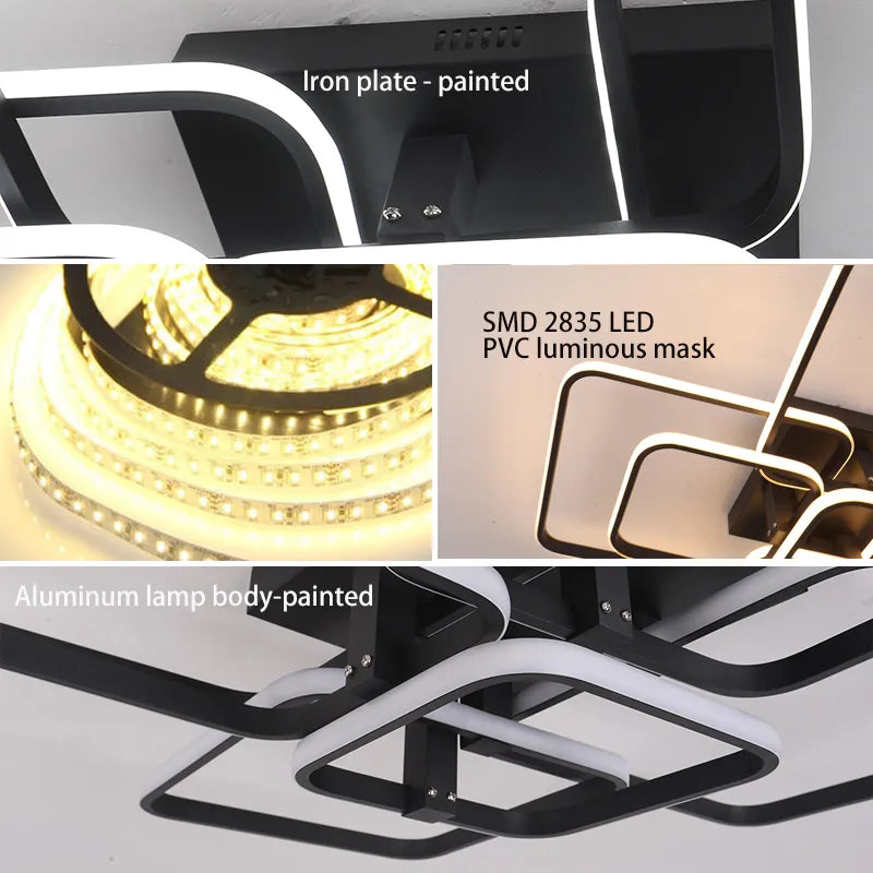 Acrylic Rectangle Chandelier