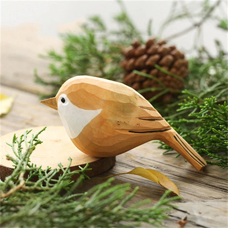 Rustic Bird Sculpture Art