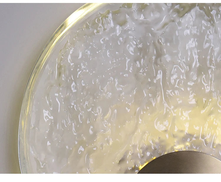 Glass Eclipse Wall Sconce