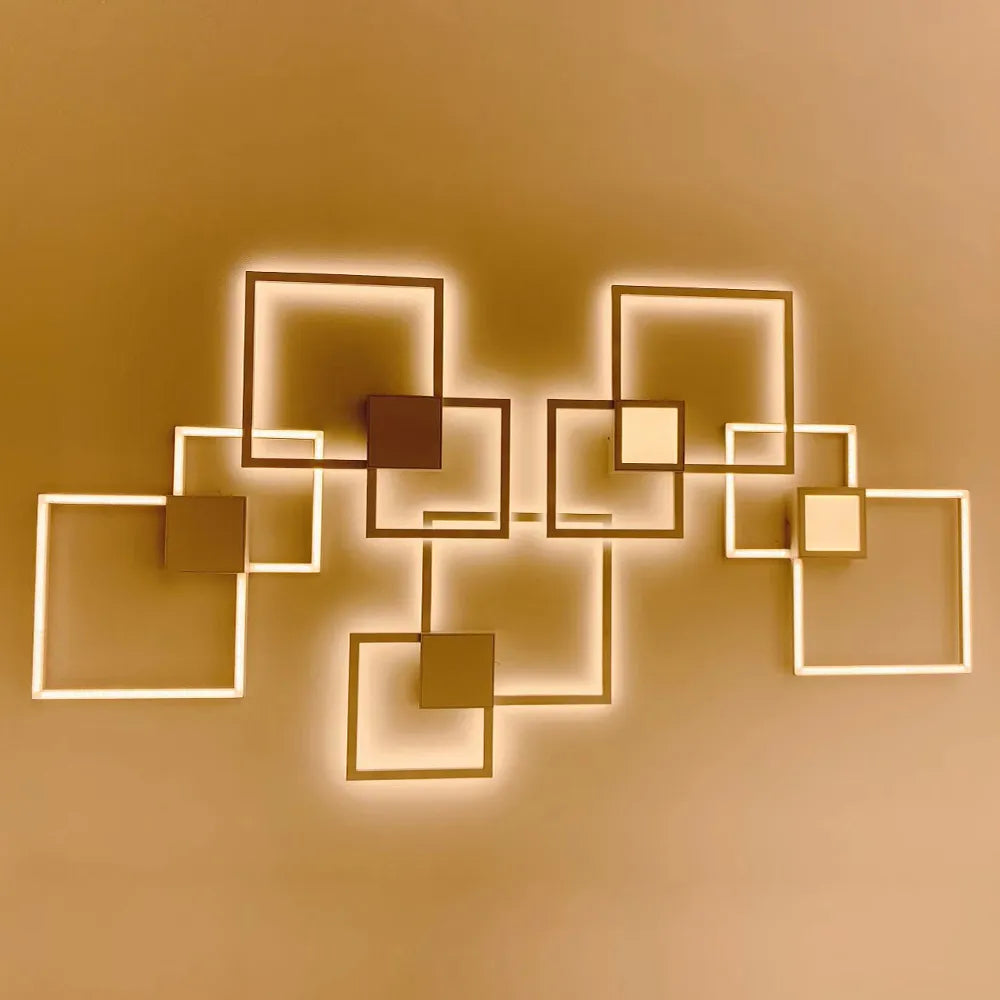 Black Square Wall Sconce