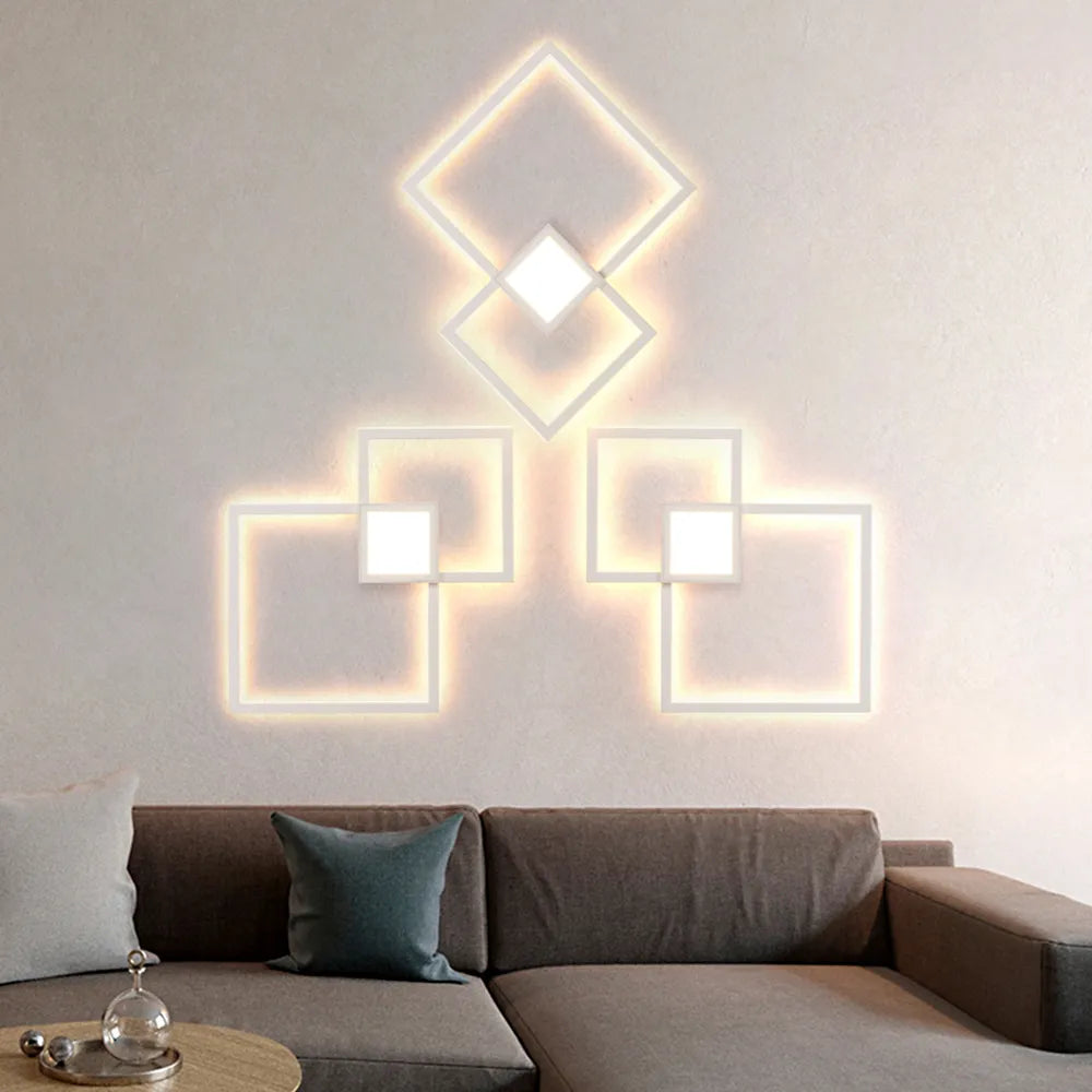 Black Square Wall Sconce