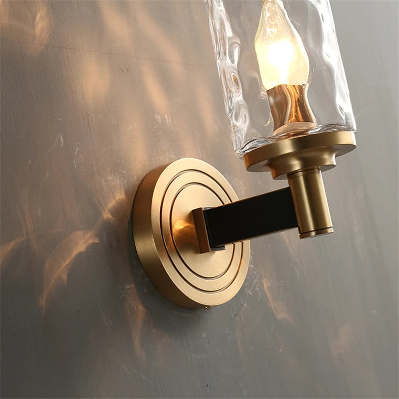 Lustre Crystal Wall Sconce