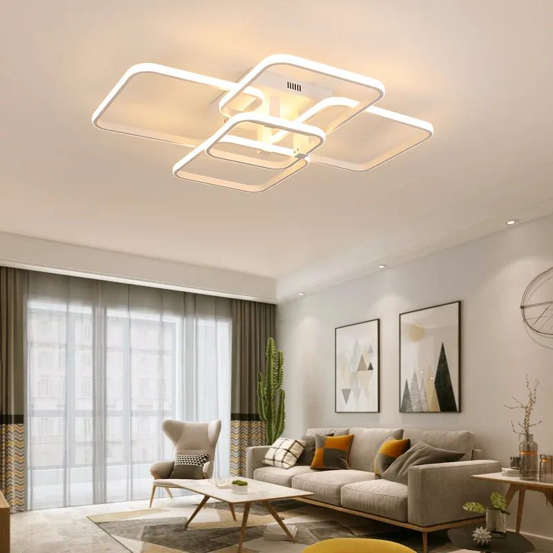 Acrylic Rectangle Chandelier