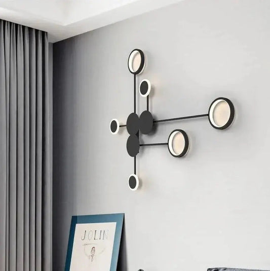 Minimalist Rings Wall Sconce - Decorstly