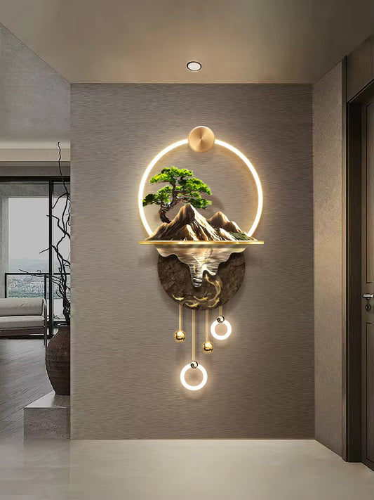 Tree Of Life Landscape Wall Sconce