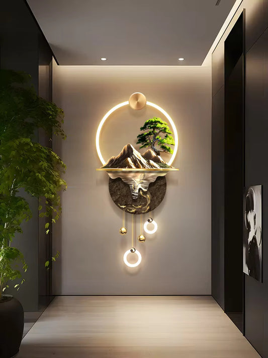 Tree Of Life Landscape Wall Sconce