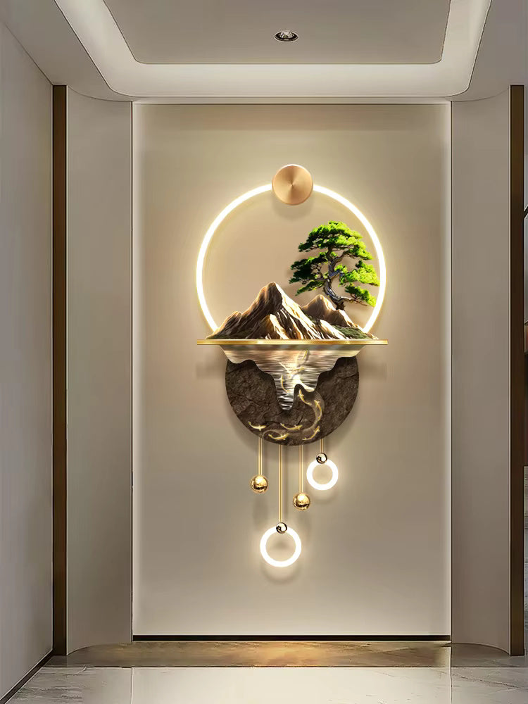 Tree Of Life Landscape Wall Sconce