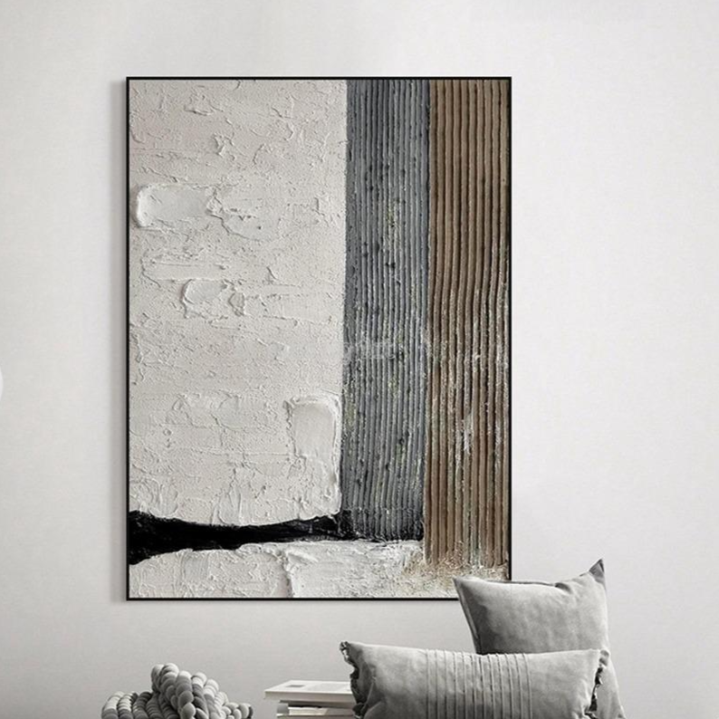 Minimalist 3D Texture Wall Art