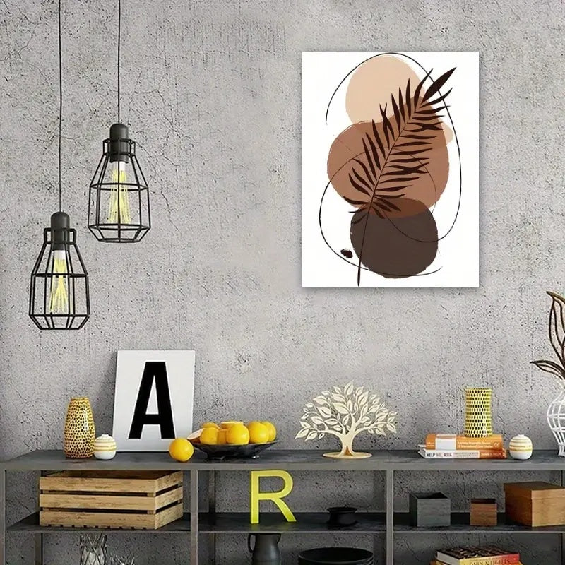 Minimalist Aesthetic Linen Canvas Wall Art