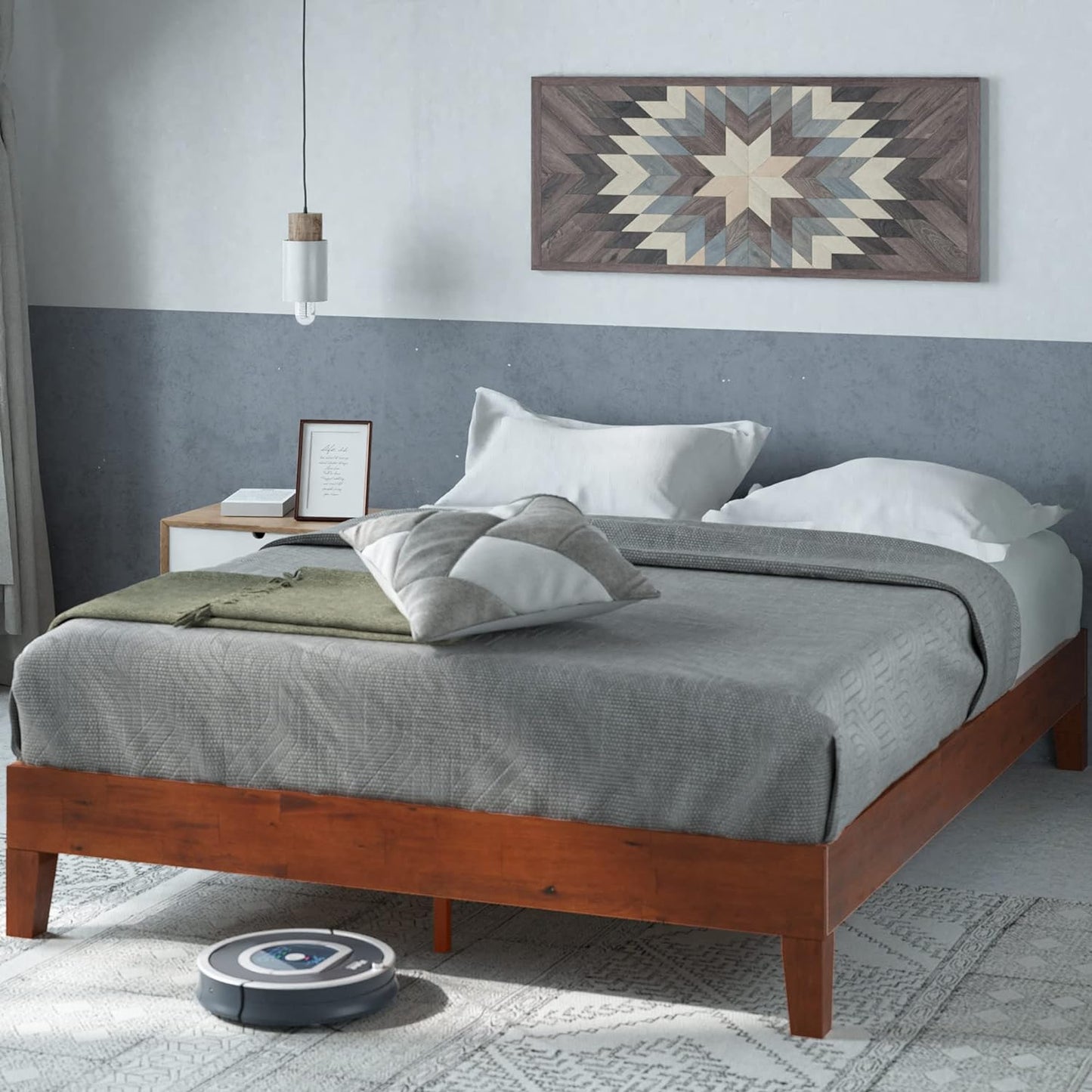 Minimalist Wood Platform Bed Frame
