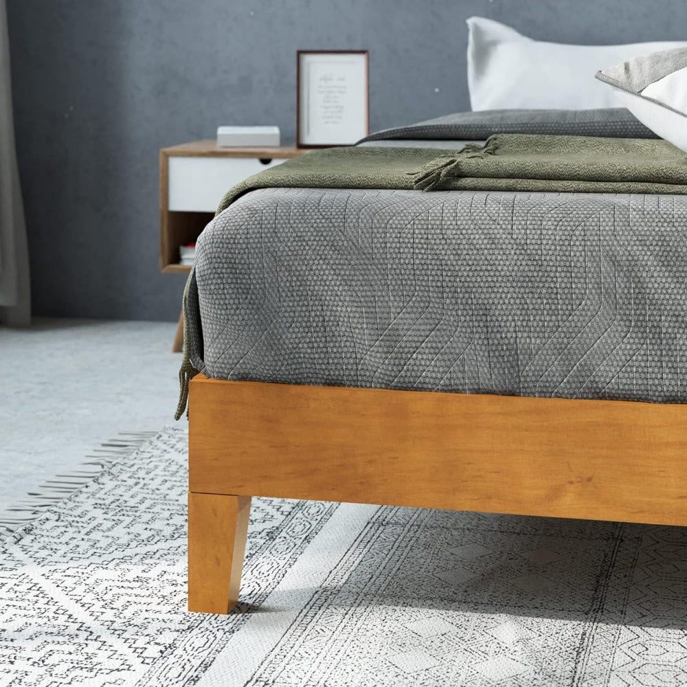 Minimalist Wood Platform Bed Frame