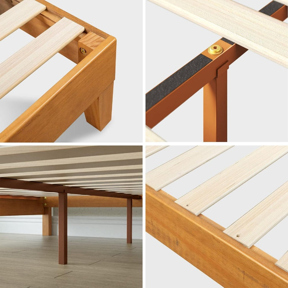 Minimalist Wood Platform Bed Frame