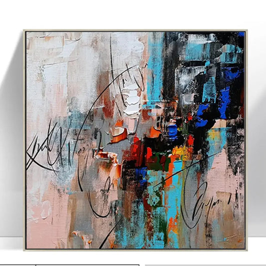 Modern 3D Abstract Multicolor Wall Art - Decorstly