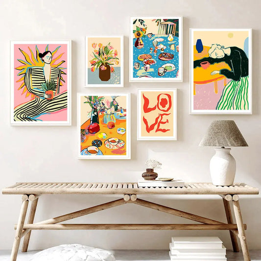 Modern Gallery Canvas Wall Art - Decorstly