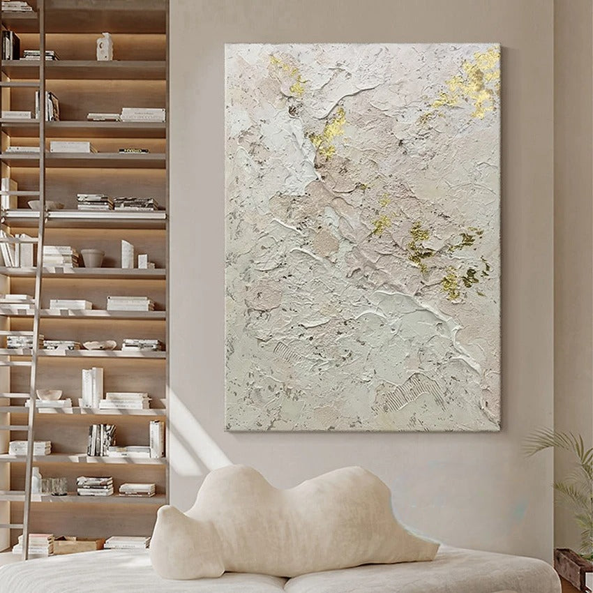 Modern Gold Foil Texture Wall Art