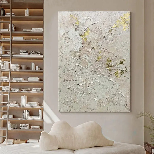 Modern Gold Foil Texture Wall Art - Decorstly