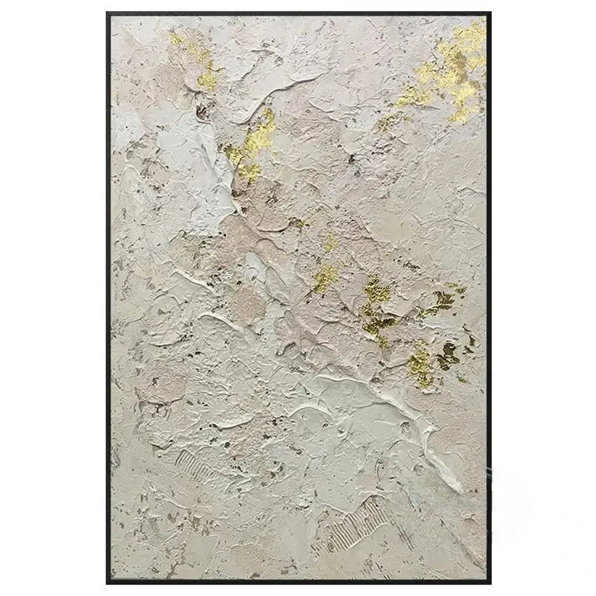 Modern Gold Foil Texture Wall Art - Decorstly