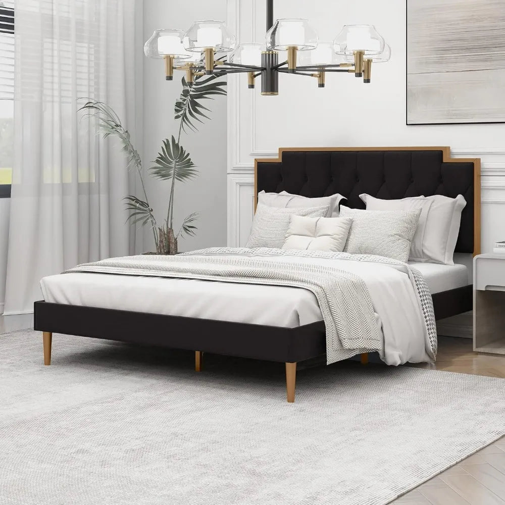 Sleek Shadow Platform Bed Frame