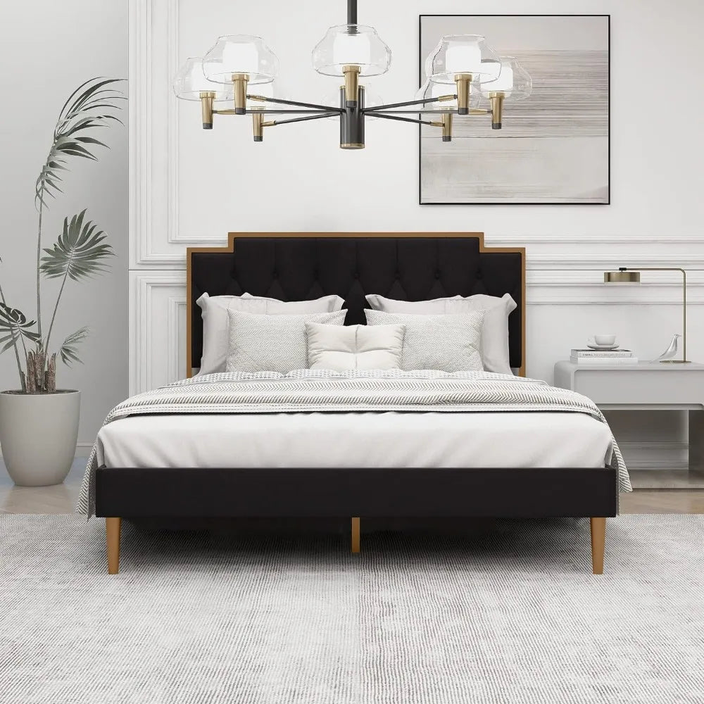 Sleek Shadow Platform Bed Frame
