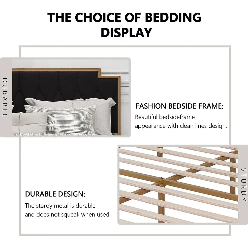 Sleek Shadow Platform Bed Frame