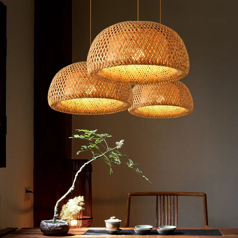 Handmade Bamboo Chandelier