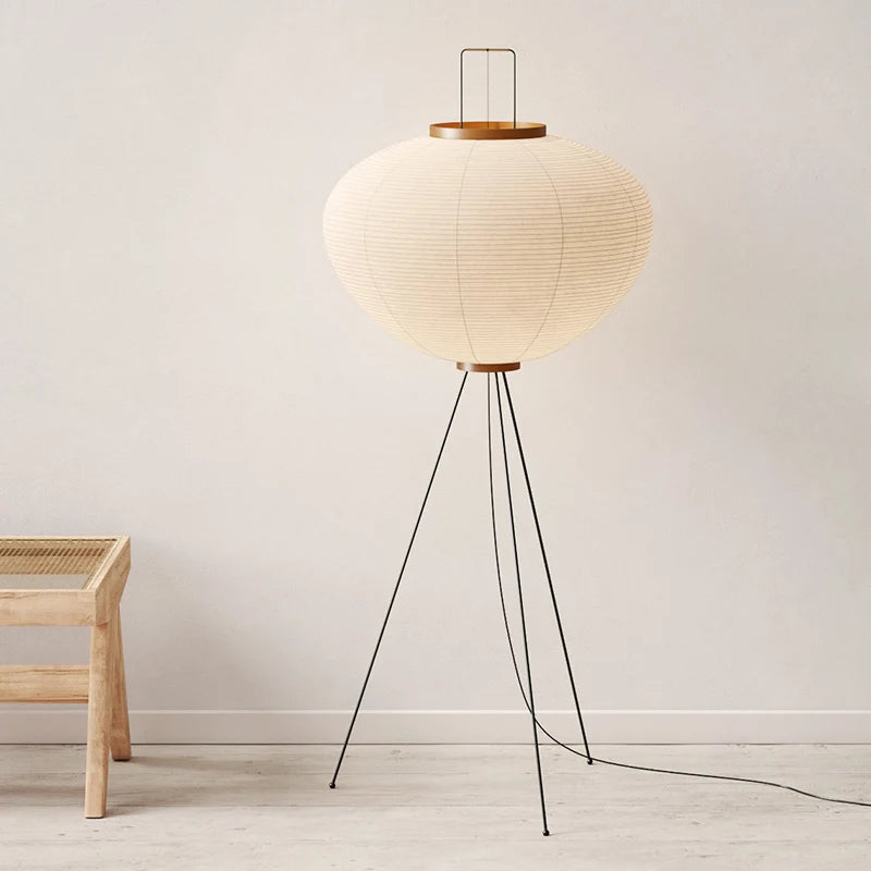 Japanese Lantern Rice Paper Floor Lamp