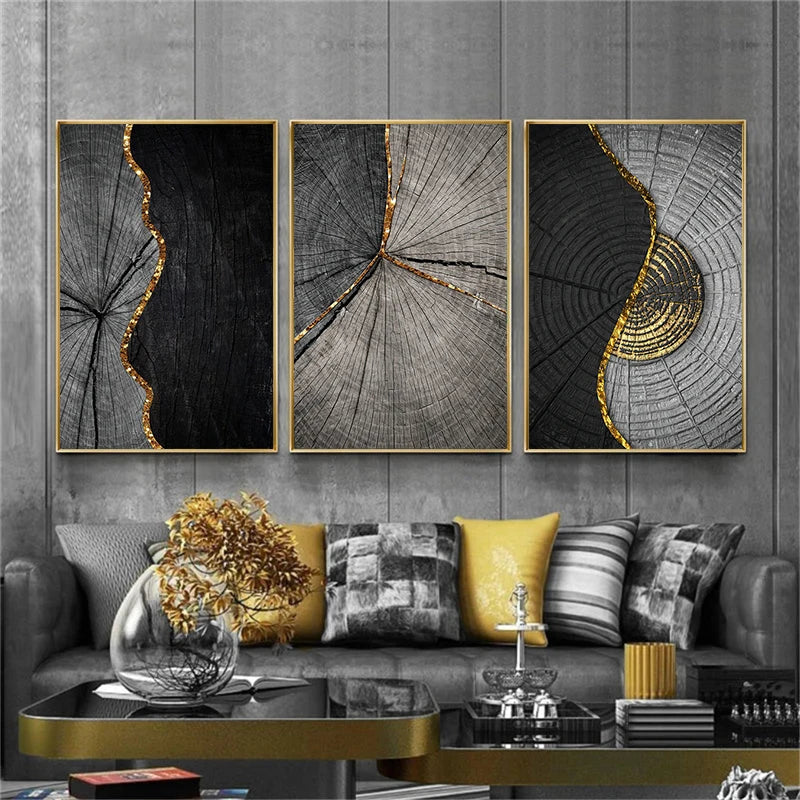 Wood Pattern Canvas Art