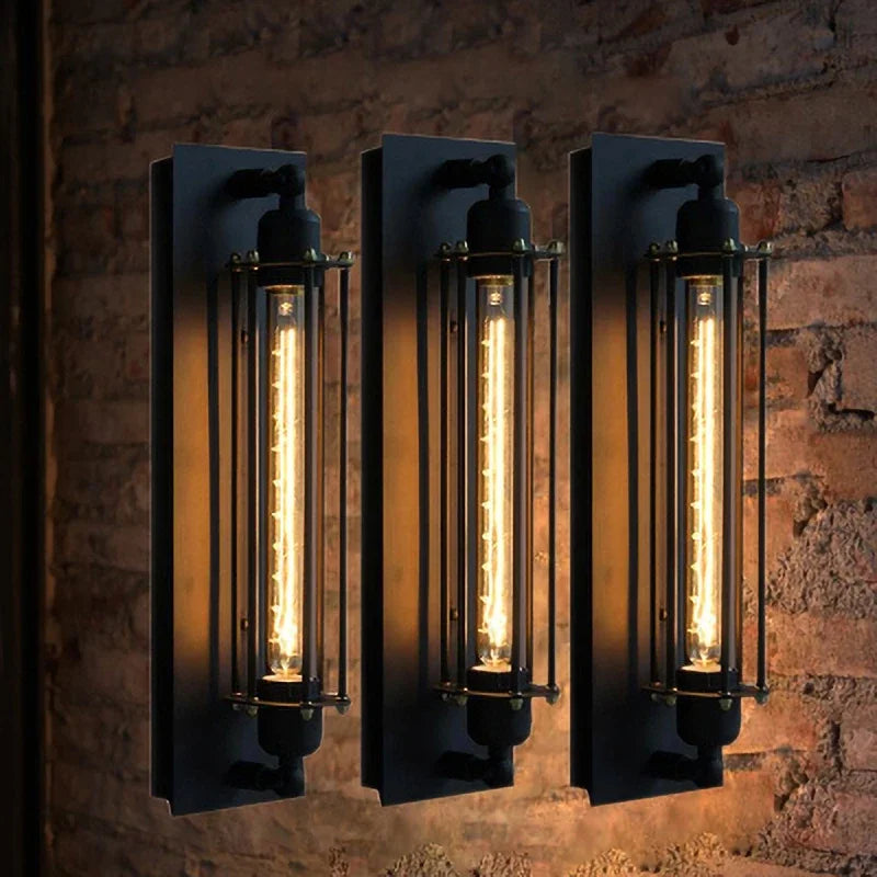 Retro Industrial Style Iron Wall Light