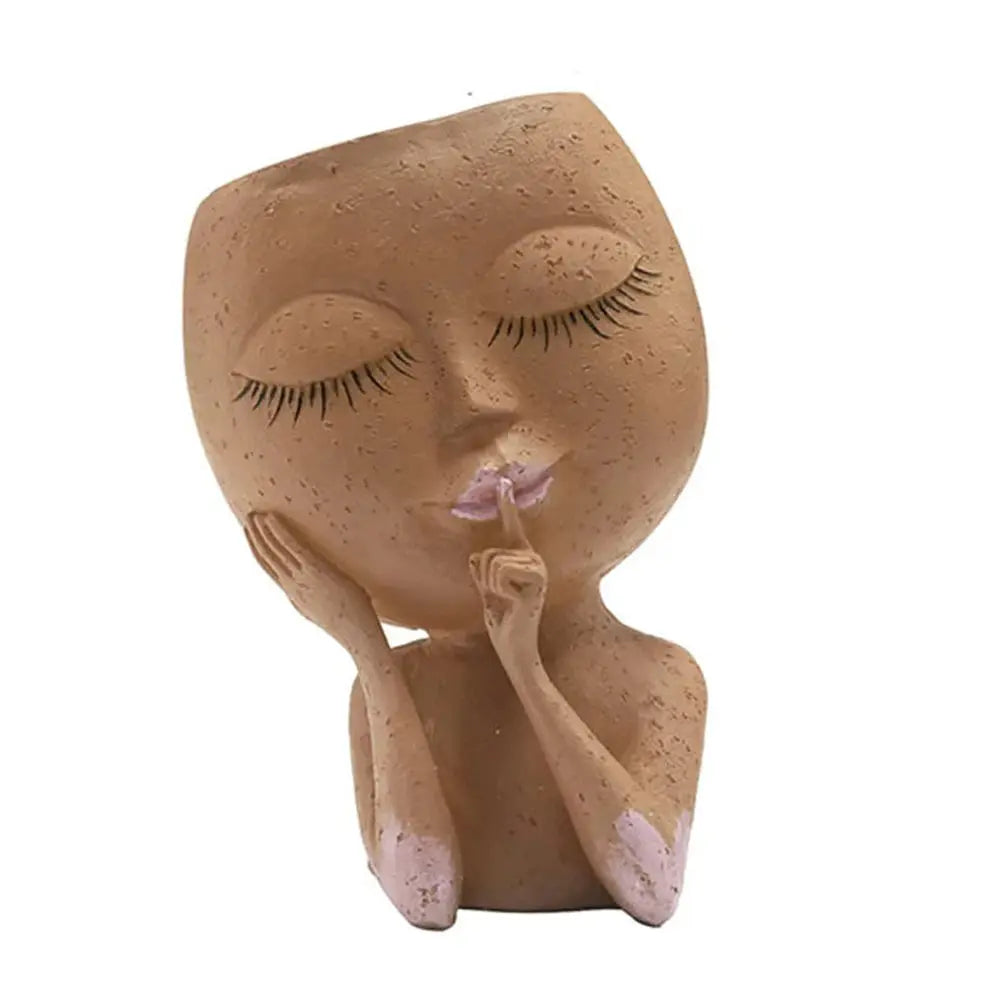Flora Face Succulent Planter - Decorstly