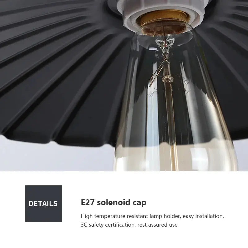 Classic black wall light: Americana Loft Wall Lantern with old-fashioned bulb.