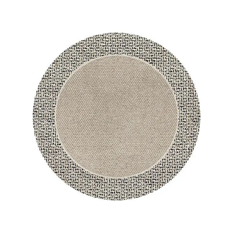 Round Minimalist Area Rug - Decorstly